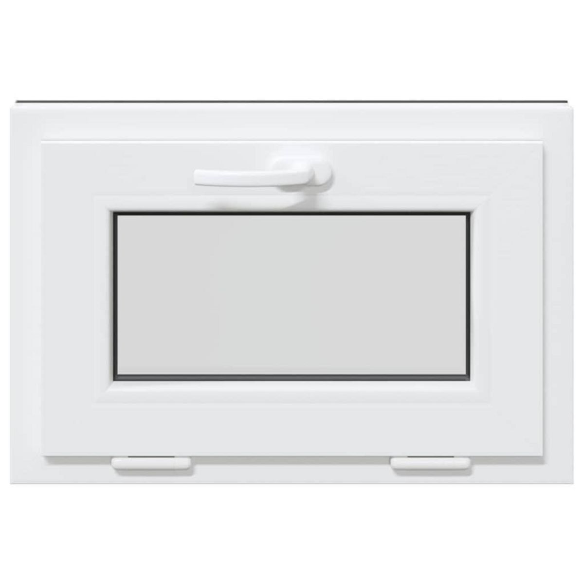 VIDAXL Fenetre sous-sol RISOR 60x40 cm inclinable 2vitrages anthracite