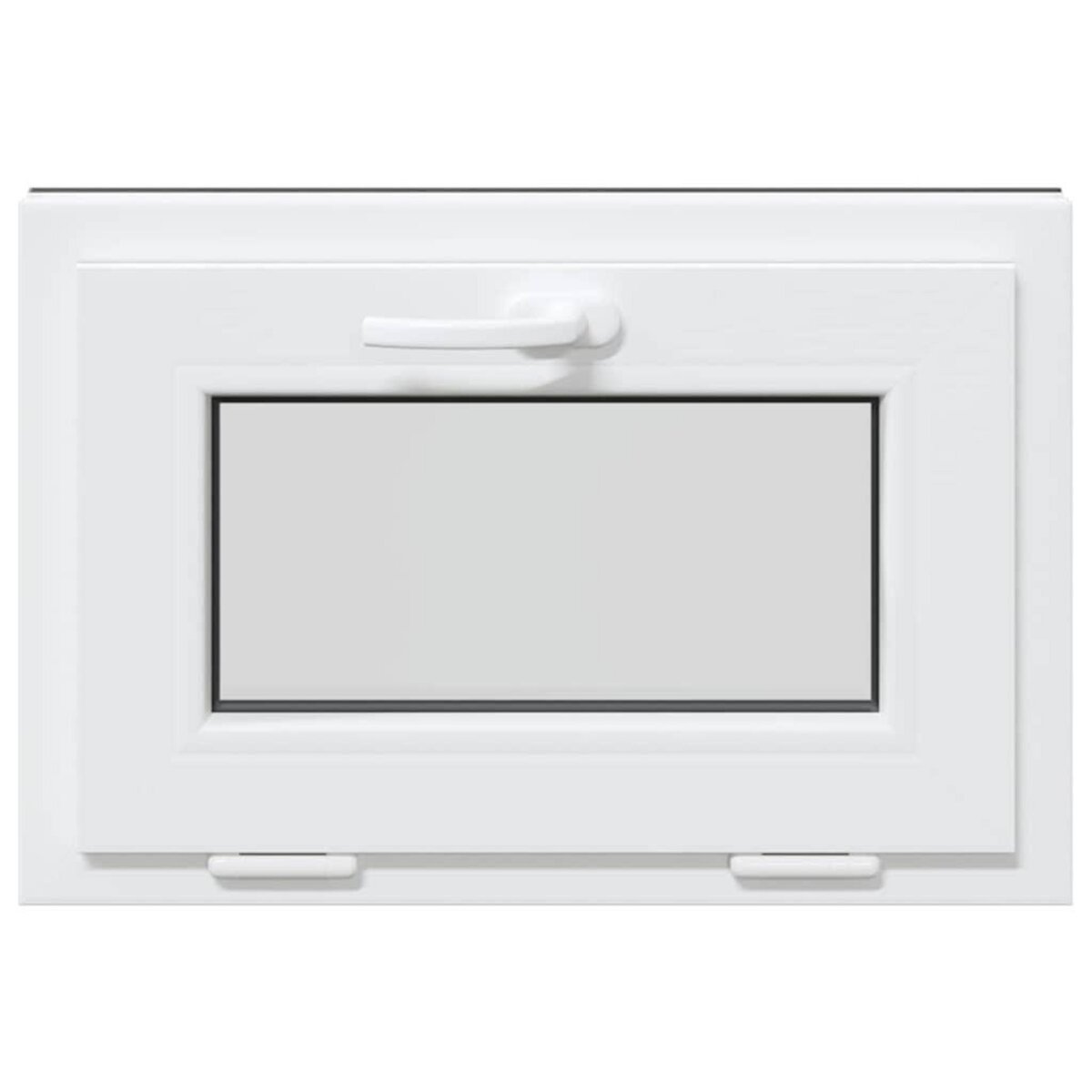 VIDAXL Fenetre sous-sol RISOR 60x40 cm inclinable 2vitrages anthracite