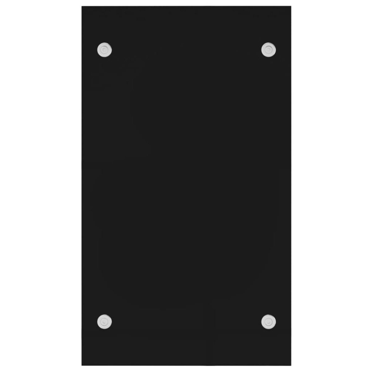 VIDAXL Portant de bois de chauffage Noir 40x35x60 cm Verre