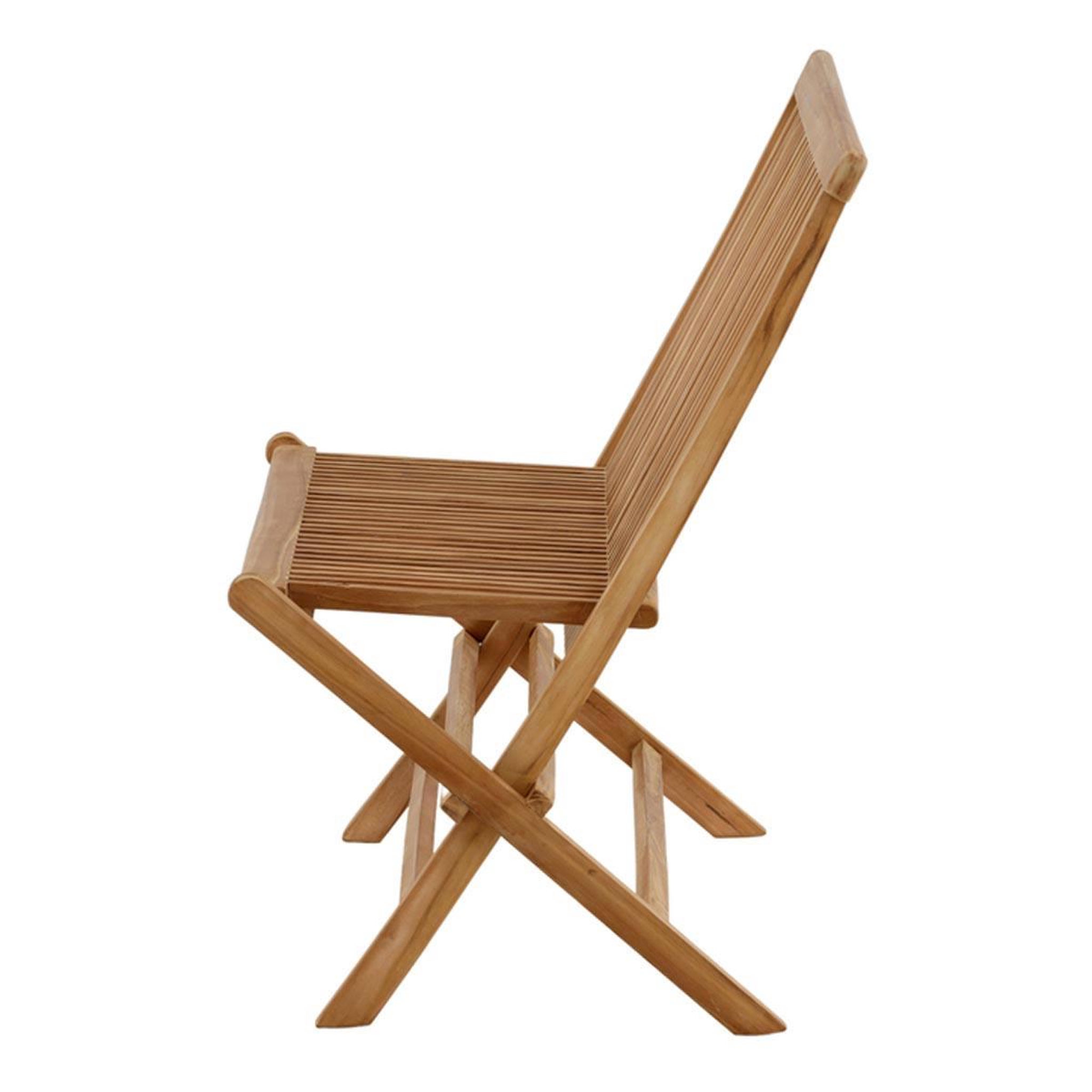 Voir la diapositive 3 : Paris Prix Banc de jardin pliable en teck  ghana  100cm naturel