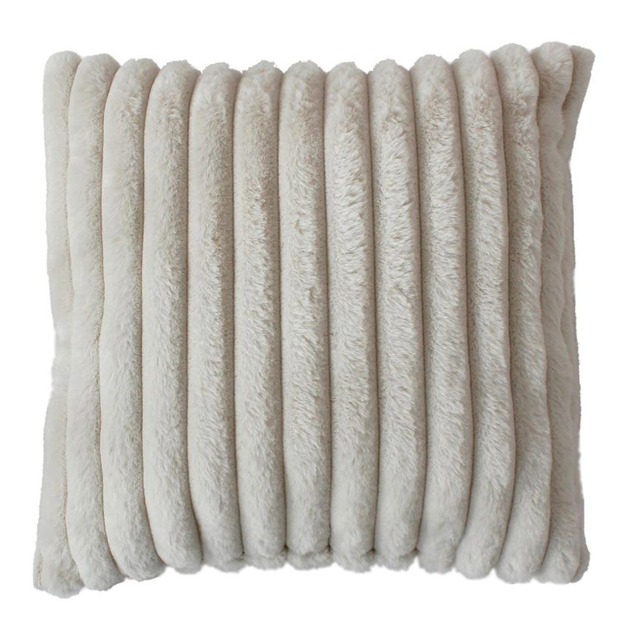 ENJOY HOME Coussin imitation fourrure  matisse  40x40cm beige
