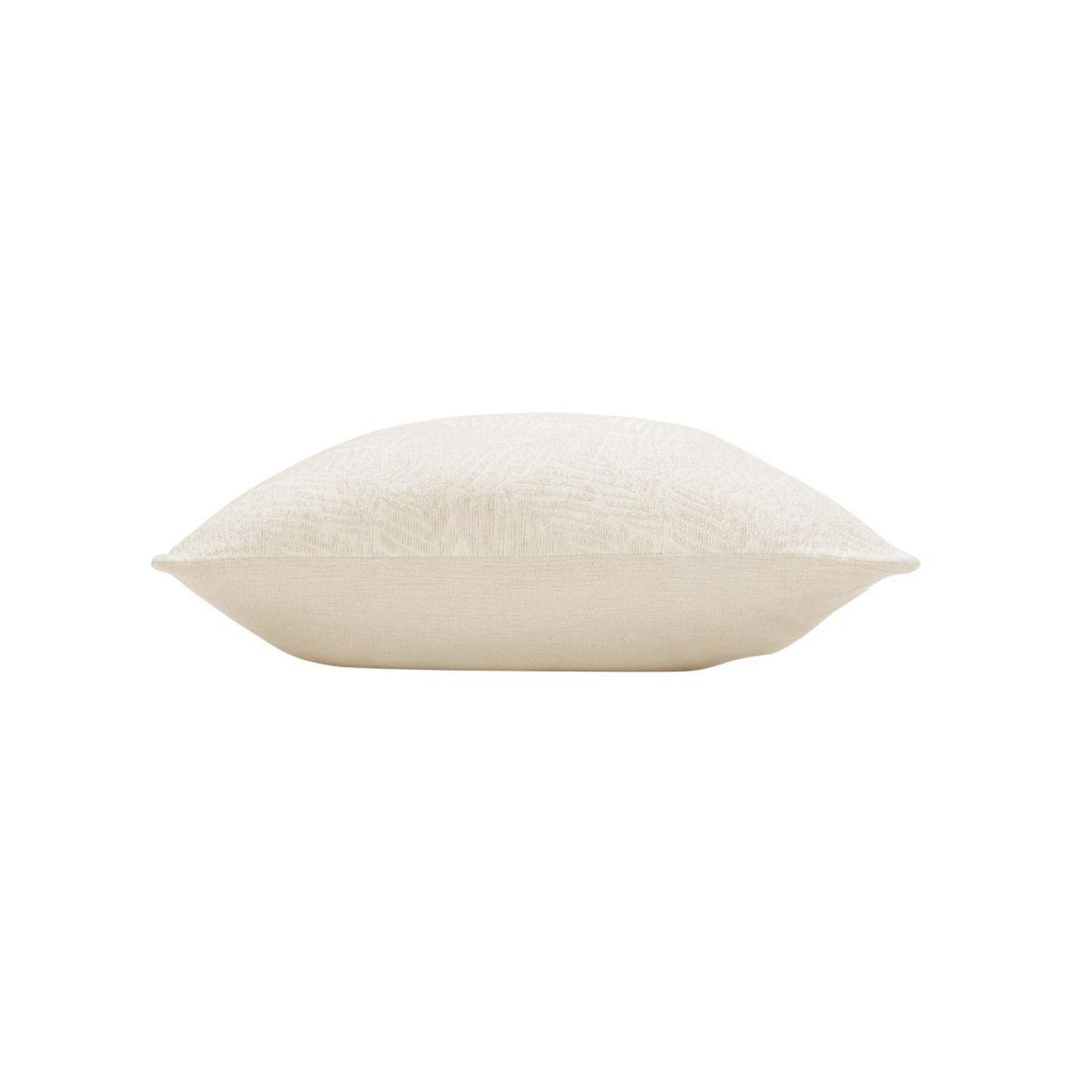 Voir la diapositive 2 : Douceur d'Intérieur Housse de coussin jacquard  vivo  40x40cm naturel