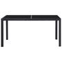 Voir la diapositive 3 : VIDAXL Ensemble a manger d'exterieur 7 pcs Resine tressee Noir