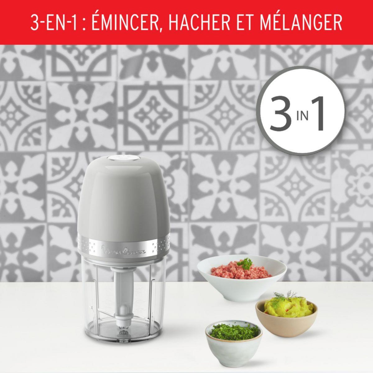 MOULINEX Hachoir soleil pepper DJ360E10