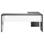 Voir la diapositive 3 : Bureau d'angle droit 3 tiroirs 180 cm VASTO