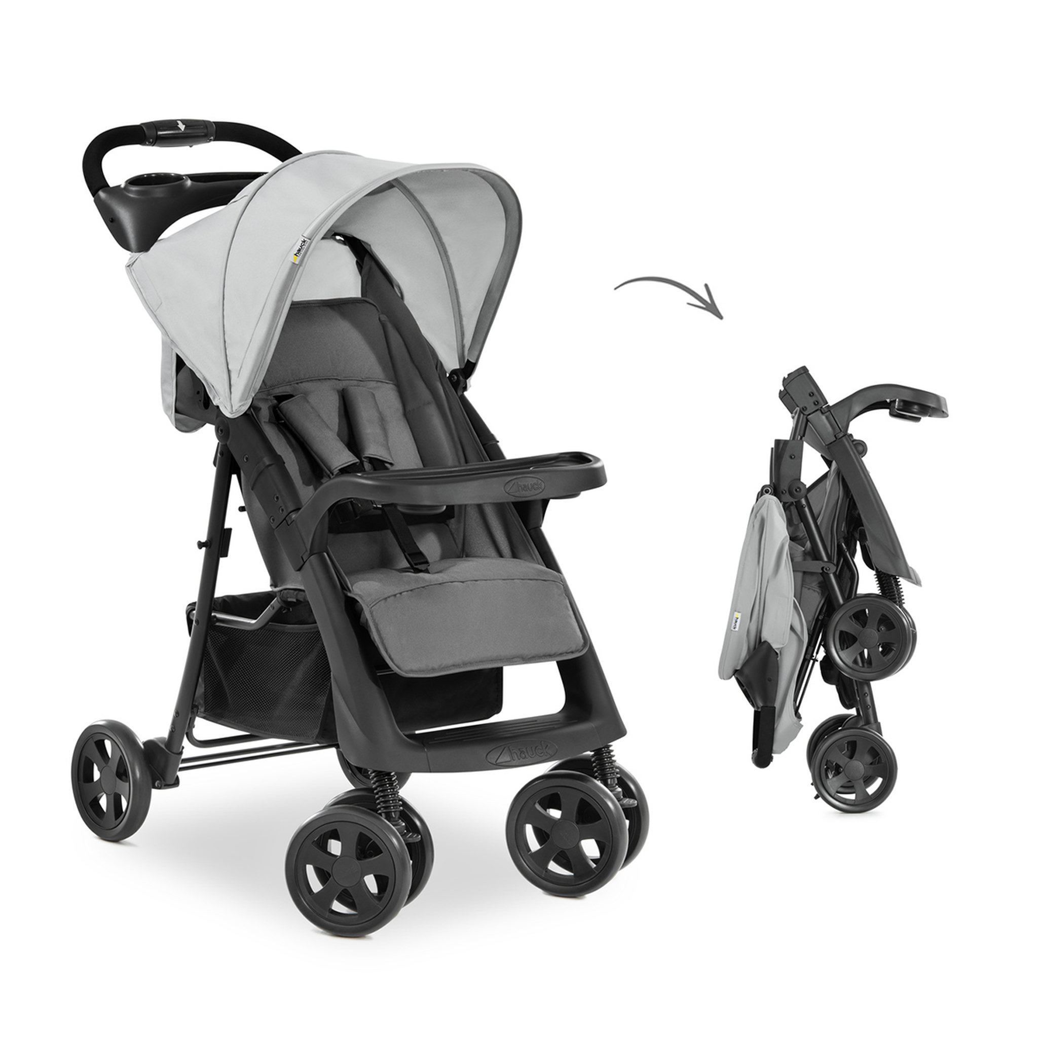 Voir la diapositive 3 : HAUCK Poussette Shopper Neo II - Gris