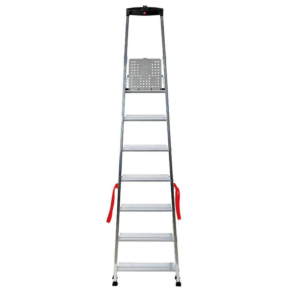 HAILO Escabeau professionnel pliable en aluminium 7 marches larges Hailo Alu Pro