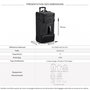 Voir la diapositive 2 : Delsey Sac de voyage avec roulettes 71L Raspail 73cm