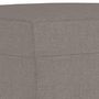 Voir la diapositive 5 : VIDAXL Repose-pied Taupe 60x50x41 cm Tissu
