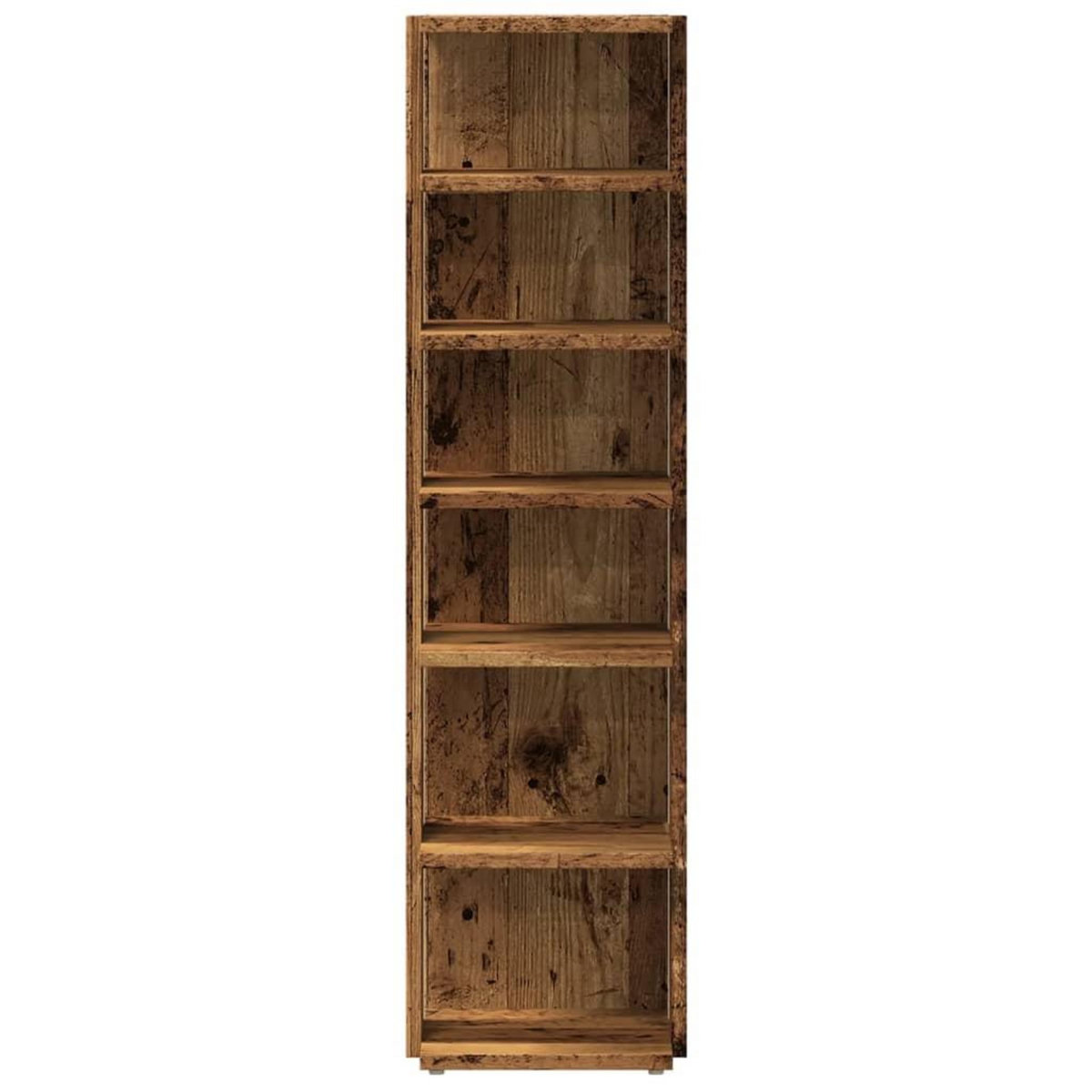 VIDAXL Armoire a chaussures vieux bois 28x27x102 cm bois d'ingenierie