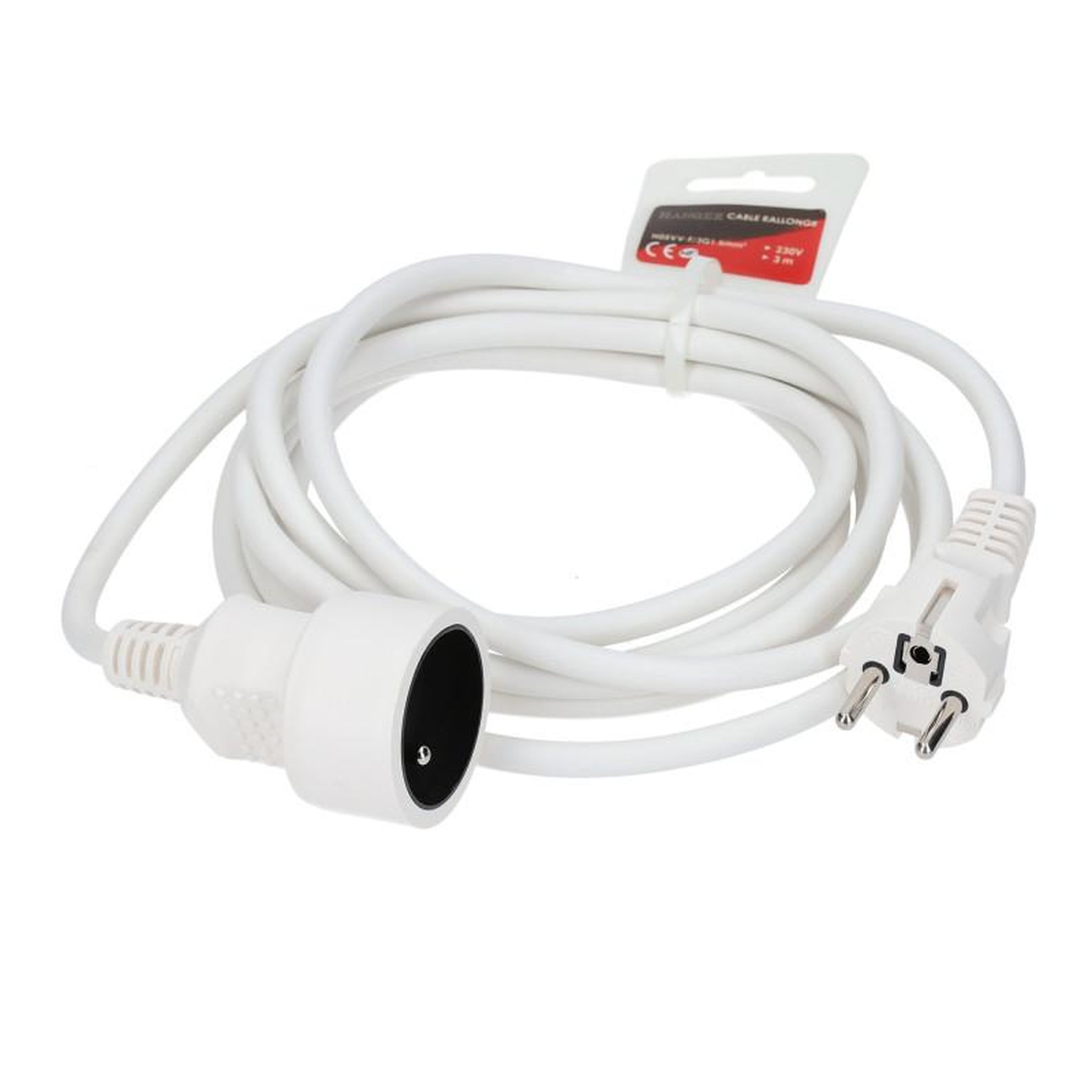 Voir la diapositive 2 : Shiny Hanger Câble rallonge 3m H05VV F 3G 1,5mm² HANGER 200005