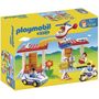 Voir la diapositive 1 : PLAYMOBIL 5046 - 1.2.3 - Coffret Hôpital avec secouristes et policiers