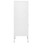 Voir la diapositive 4 : VIDAXL Armoire de rangement Blanc 42,5x35x101,5 cm Acier
