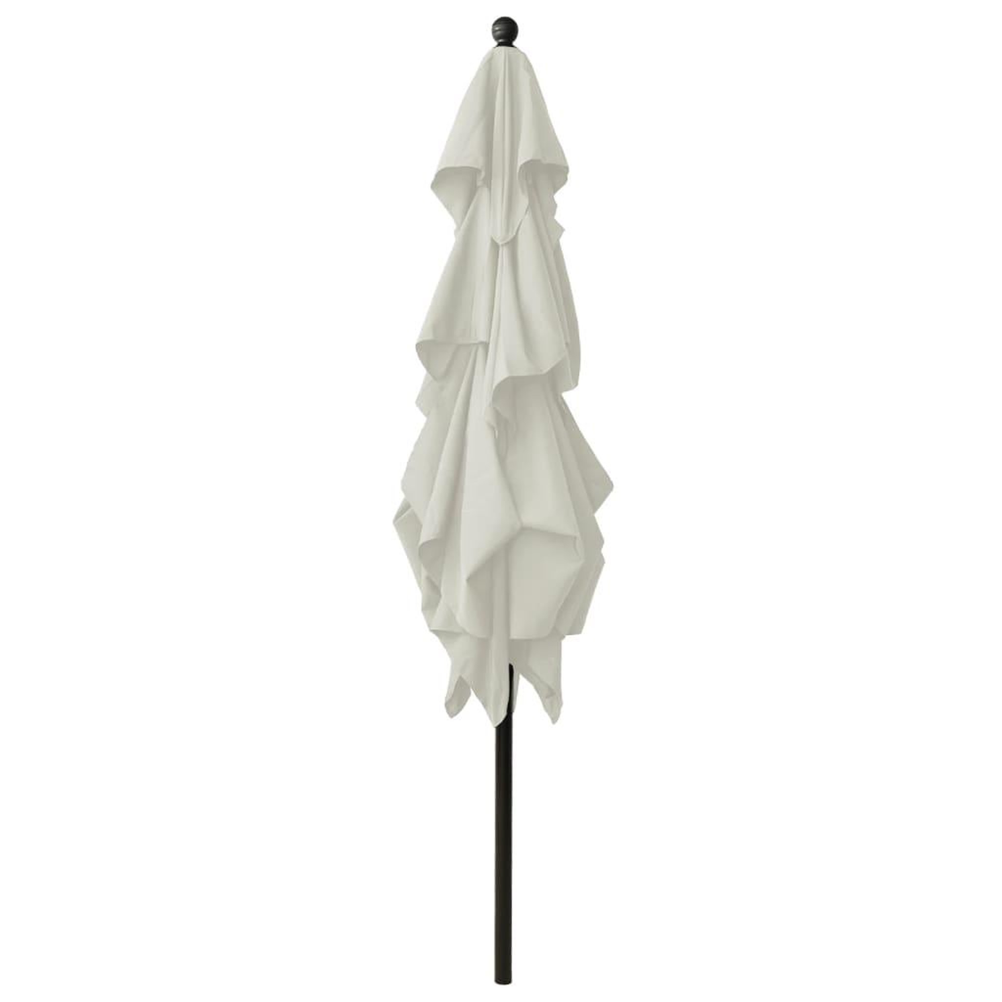 Voir la diapositive 3 : VIDAXL Parasol de jardin a 3 niveaux avec mat en aluminium sable