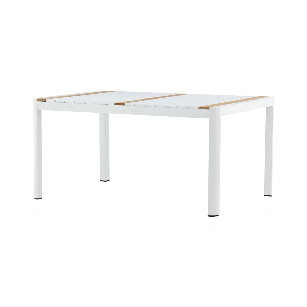 Paris Prix Table de Jardin en Teck  Togo  150cm Blanc