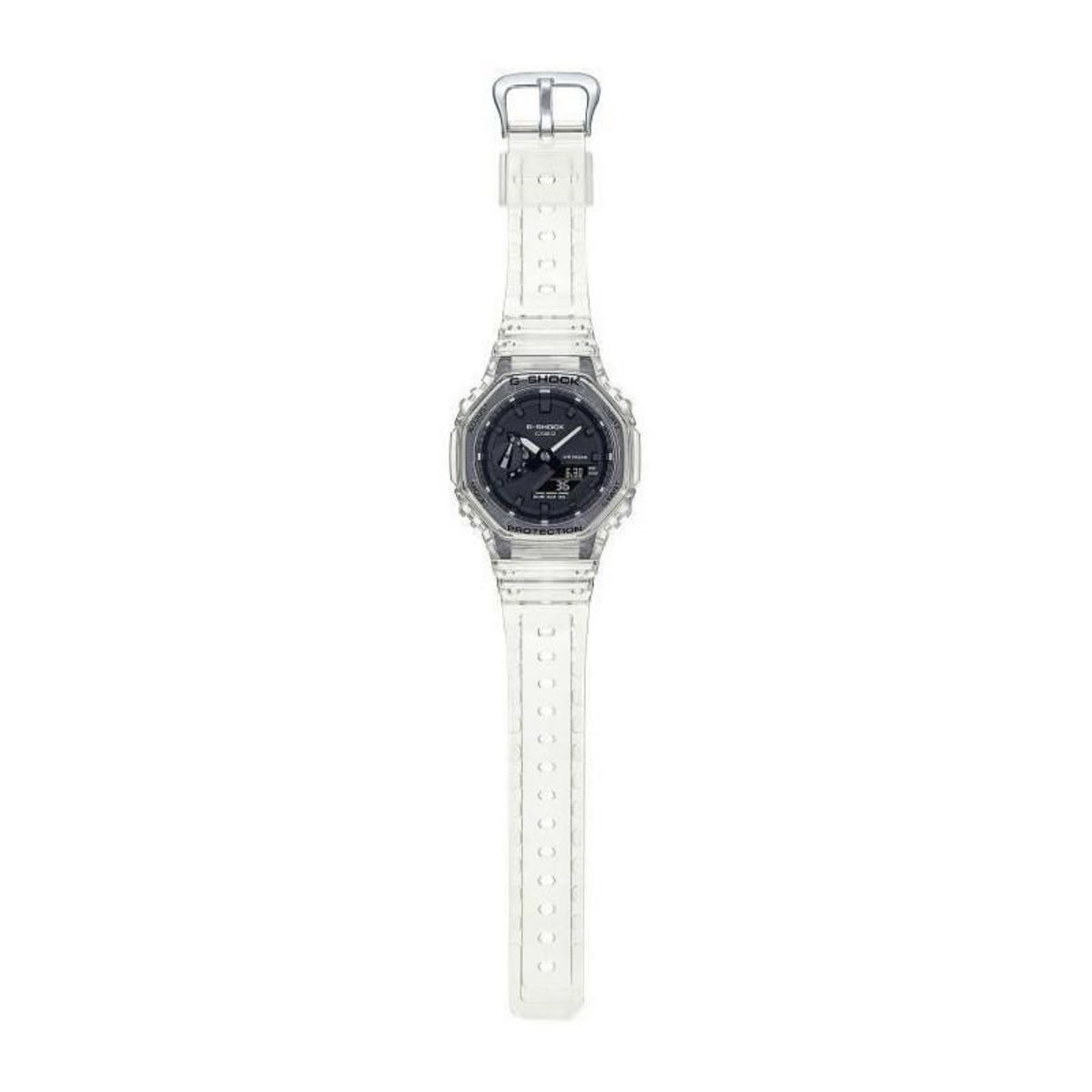 CASIO Montre G-SHOCK - CASIO - Resitante aux chocs - Multifonctions - Blanc transparent