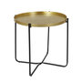 Voir la diapositive 1 : Paris Prix Table d'Appoint Design  Alia  50cm Or