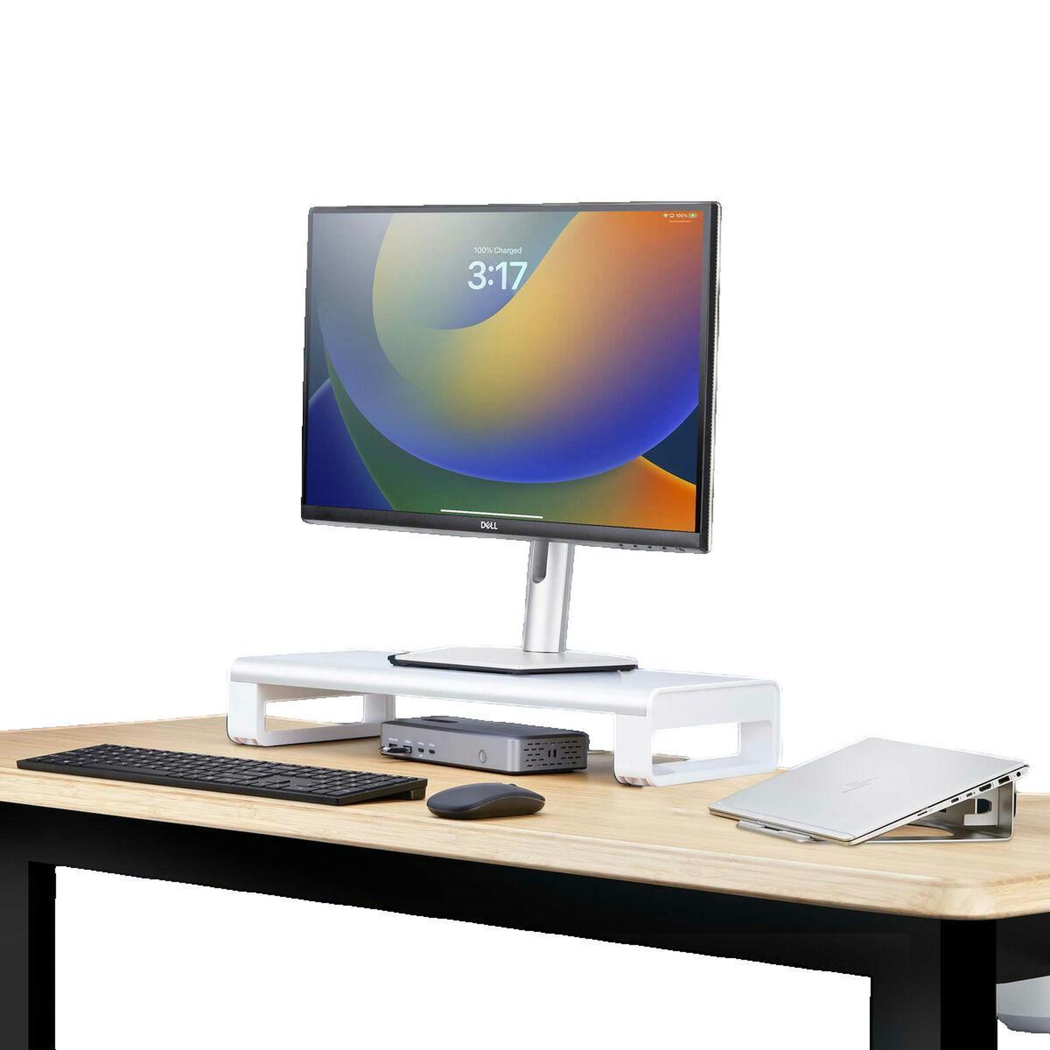 Voir la diapositive 3 : Startech Support de moniteur ergonomique StarTech argenté