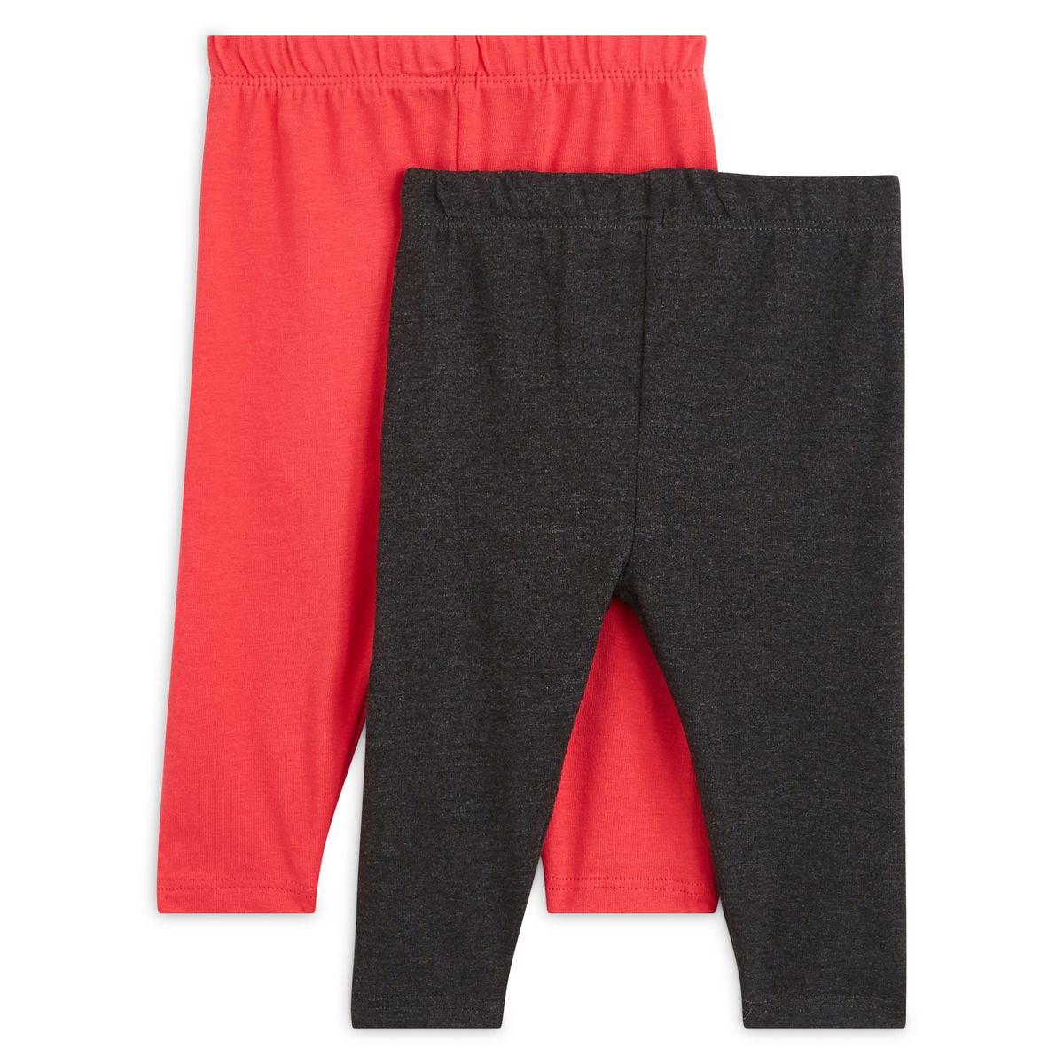 IN EXTENSO Lot de 2 leggings longs bébé fille