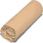 Home collection Drap housse 100% coton bio 57fils. Coloris disponibles : Violet, Rose