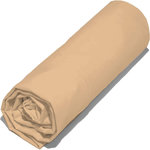 Home collection Drap housse 100% coton bio 57fils. Coloris disponibles : Violet, Rose