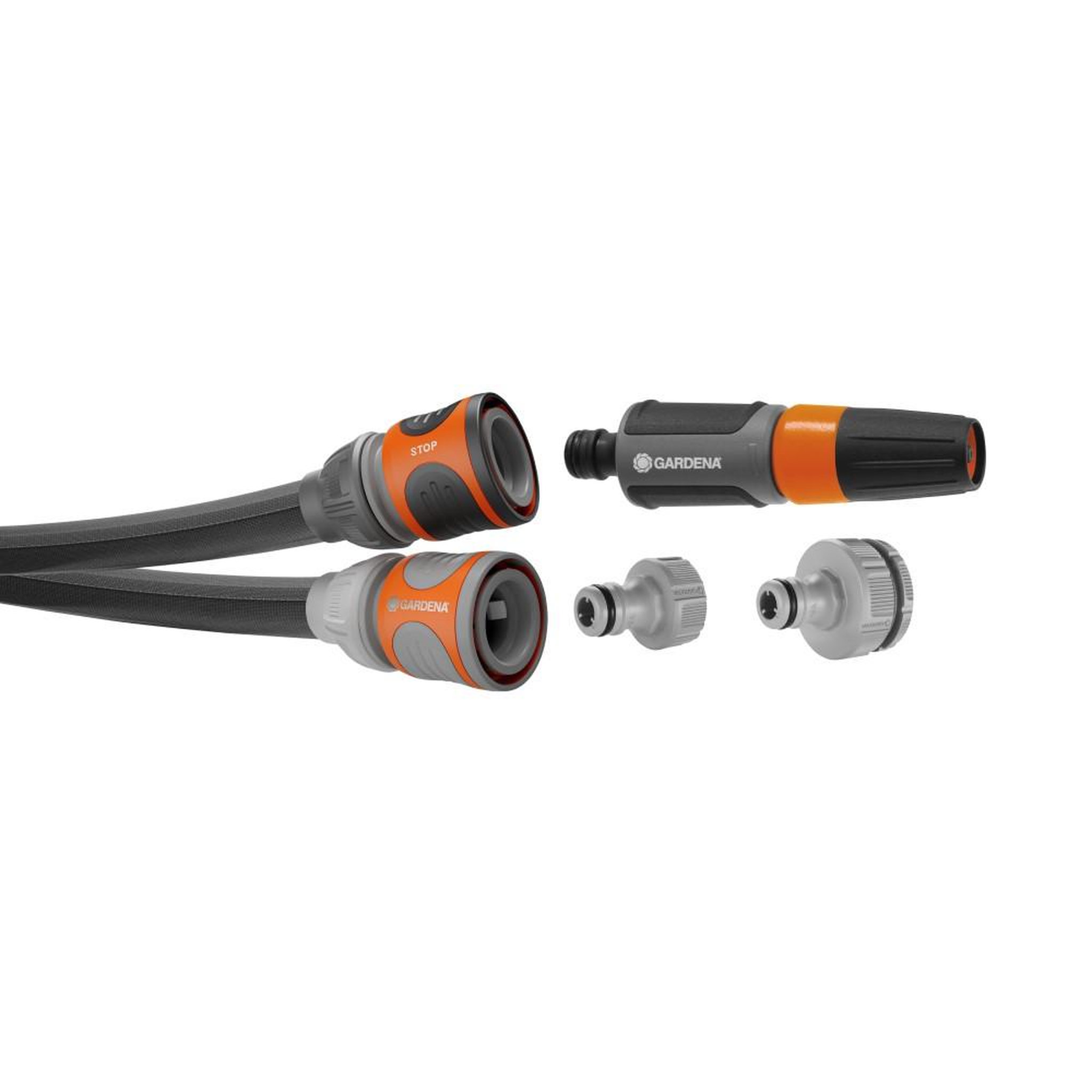 Gardena Kit tuyau Liano™Life 30m, Ø 13mm + pièces GARDENA System - léger et résistant