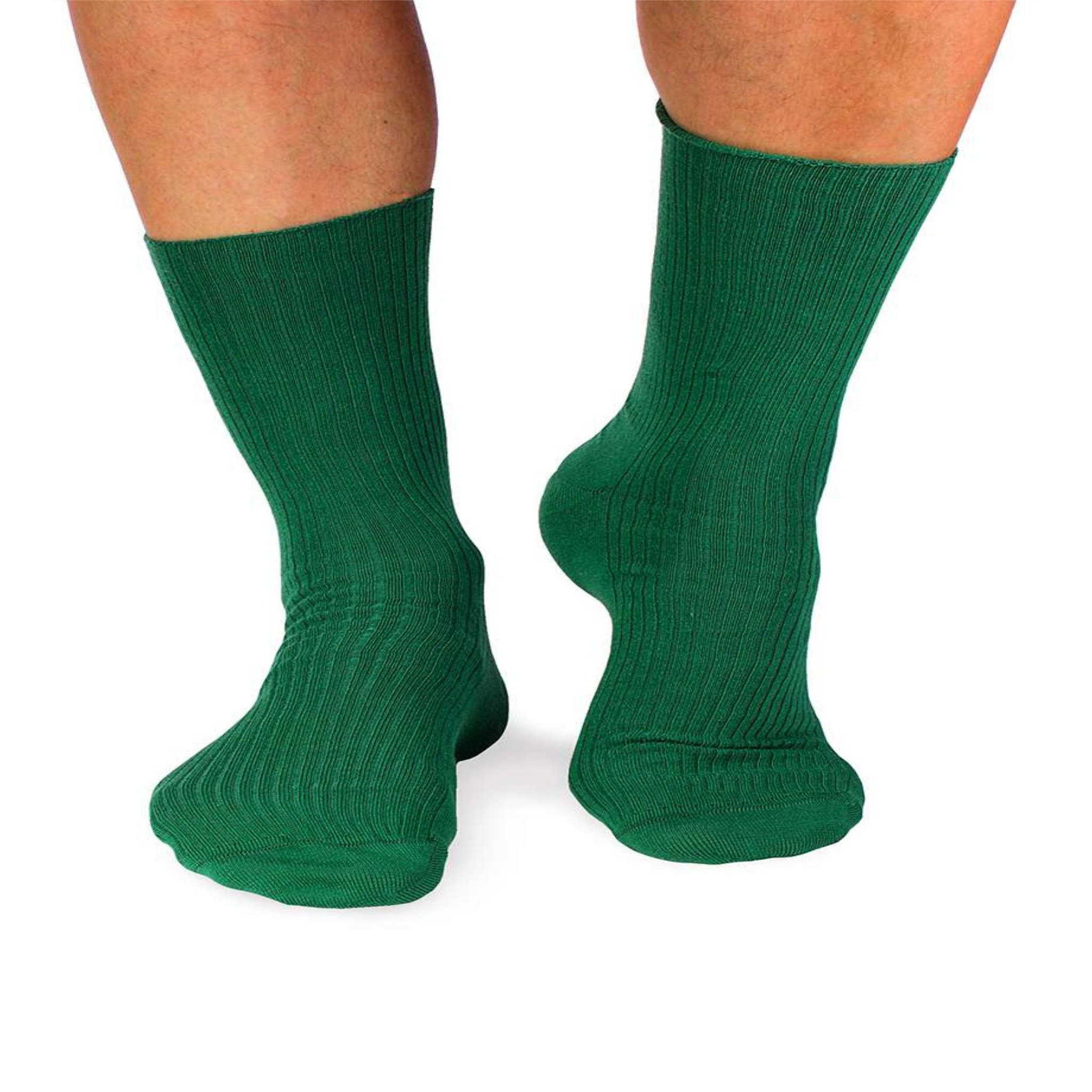 Voir la diapositive 2 : PIRIN HILL Chaussettes sans élastique coton bio vert foncé