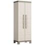 Voir la diapositive 1 : Keter Keter Armoire de rangement polyvalente Excellence Beige et taupe 182cm