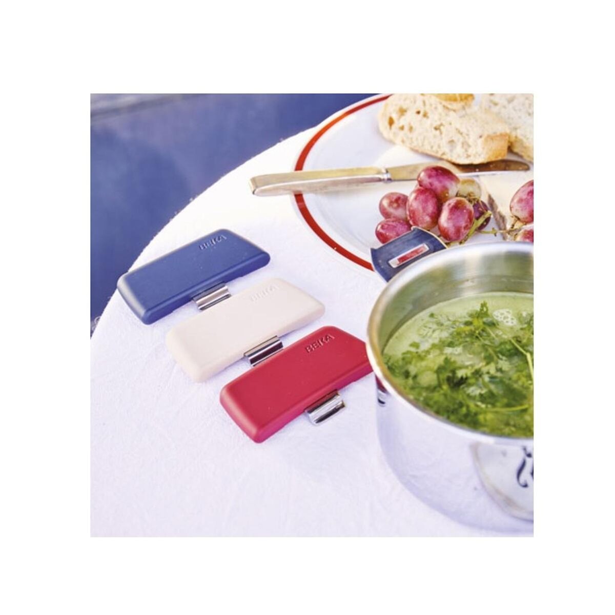 Beka Lot 2 anses amovibles beige - 140684