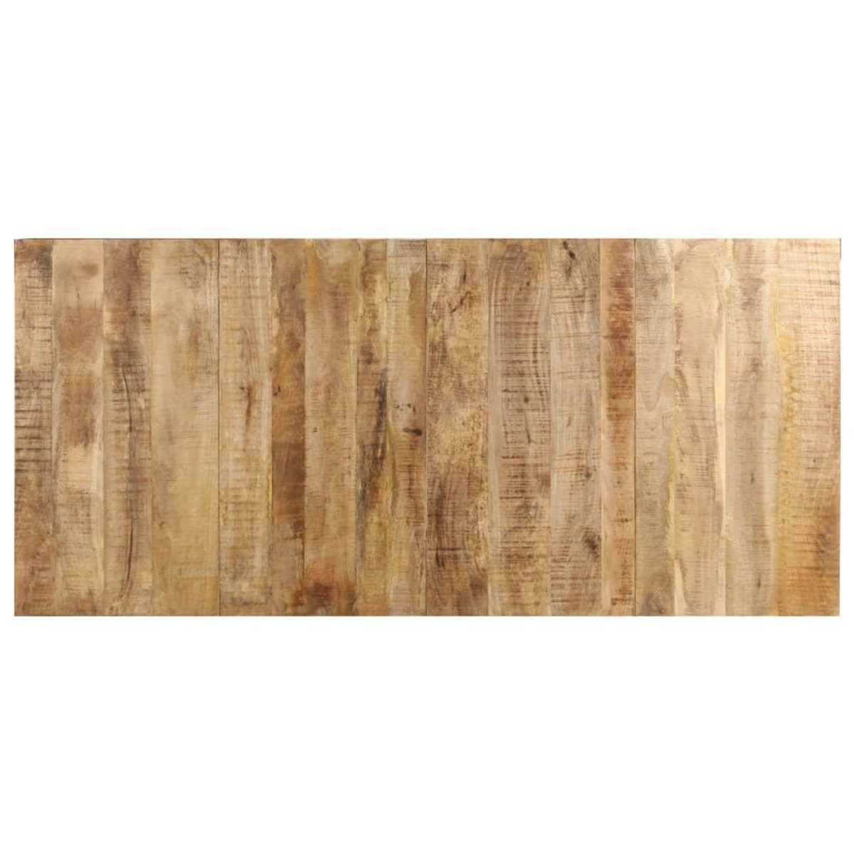 VIDAXL Table de salle a manger 220x100x76 cm Bois de manguier brut