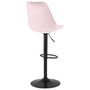 Voir la diapositive 4 : Paris Prix Tabouret de Bar Design  Terano  123cm Rose