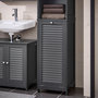 Voir la diapositive 5 : SOBUY SoBuy - Colonne De Salle De Bain à un tiroir - Nordique - BZR124