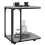 Voir la diapositive 4 : VIDAXL Table d'appoint a roues Sonoma gris 50x35x55,5 cm