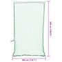 Voir la diapositive 6 : VIDAXL Filet pour remorque avec corde elastique vert 5x3 m PP