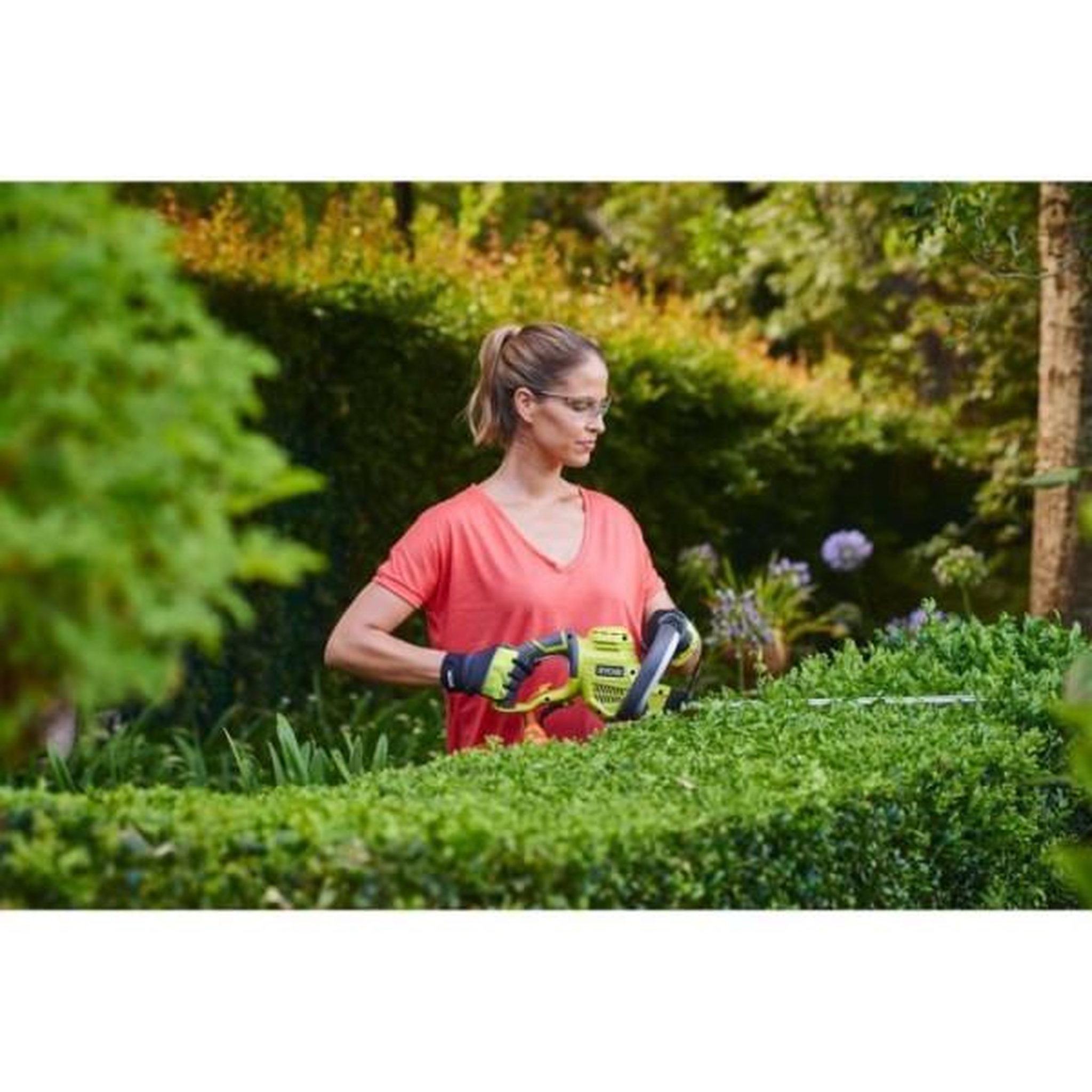 Voir la diapositive 2 : Ryobi RYOBI - Taille-haies 500 W - lames 50 cm - écartement 22 mm - RHT5150