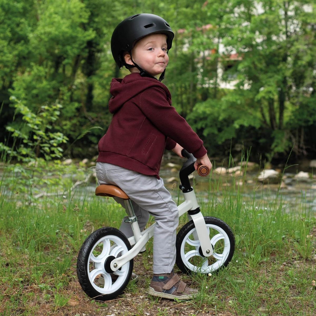 SMOBY Draisienne Smoby First Bike avec selle réglable