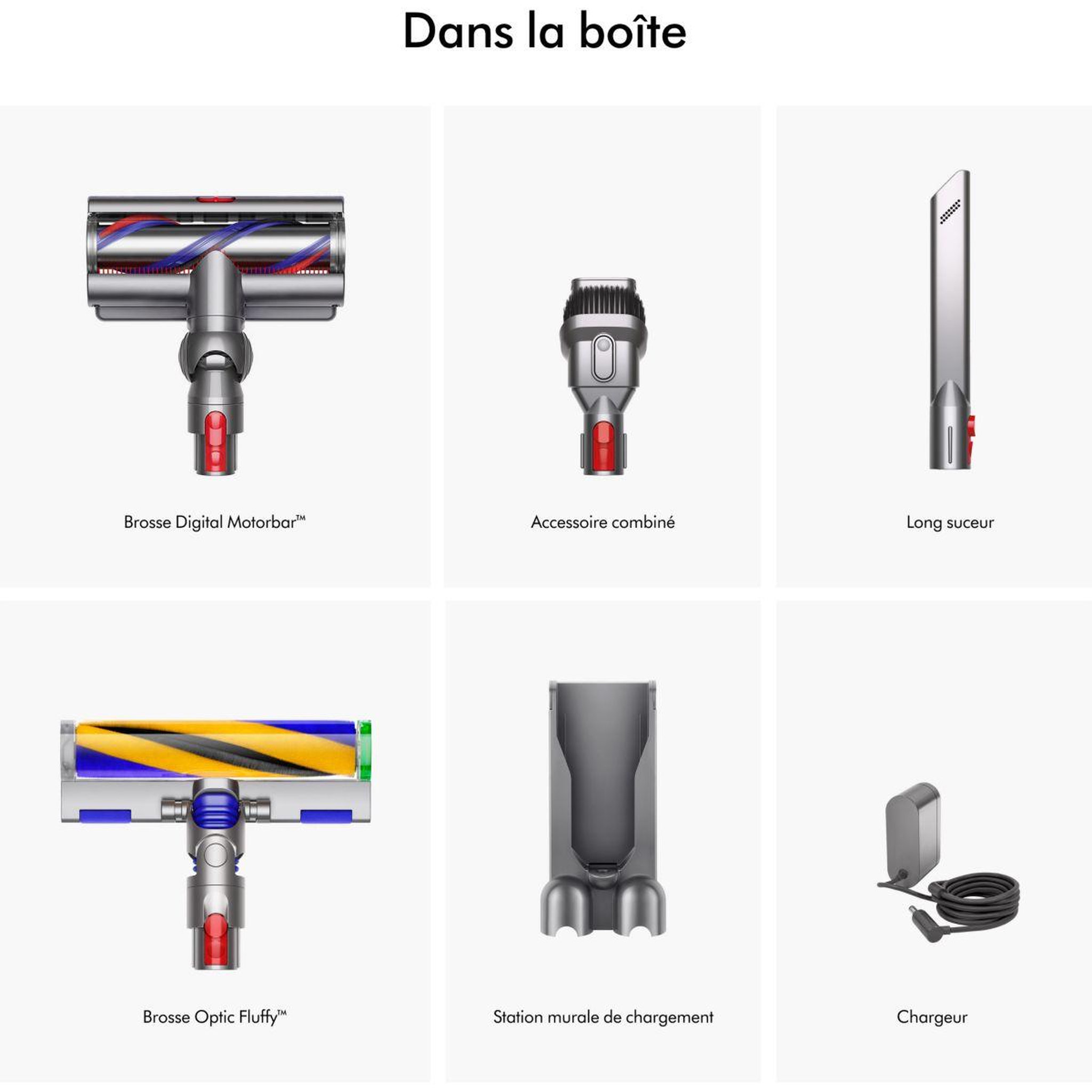 Voir la diapositive 2 : Dyson Aspirateur balai v15 detect absolute