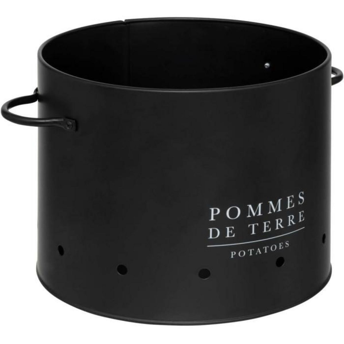 FIVE Lot de 3 Boites en Métal  Black Bambou  28cm Noir