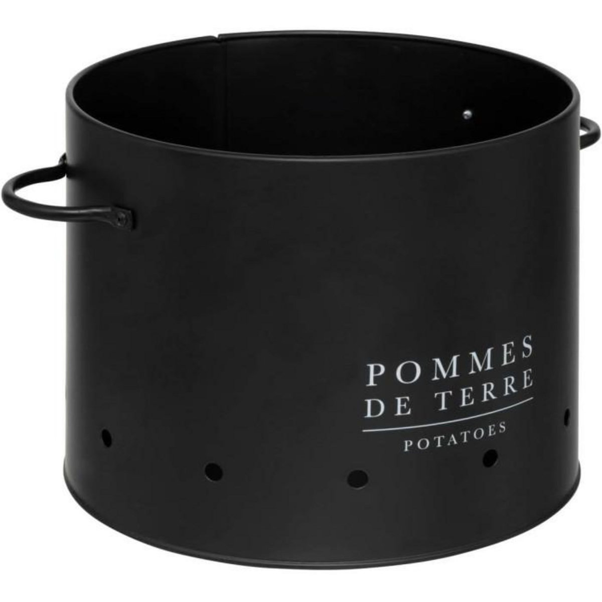 FIVE Lot de 3 Boites en Métal  Black Bambou  28cm Noir