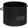 Voir la diapositive 3 : FIVE Lot de 3 Boites en Métal  Black Bambou  28cm Noir