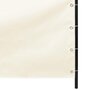 VIDAXL Ecran de balcon Creme 120x240 cm Tissu Oxford