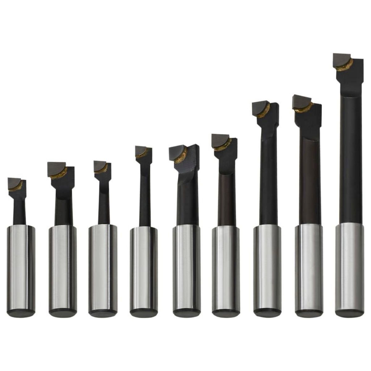 VIDAXL Cutters de perçage 9 pcs 12 mm a base de bois