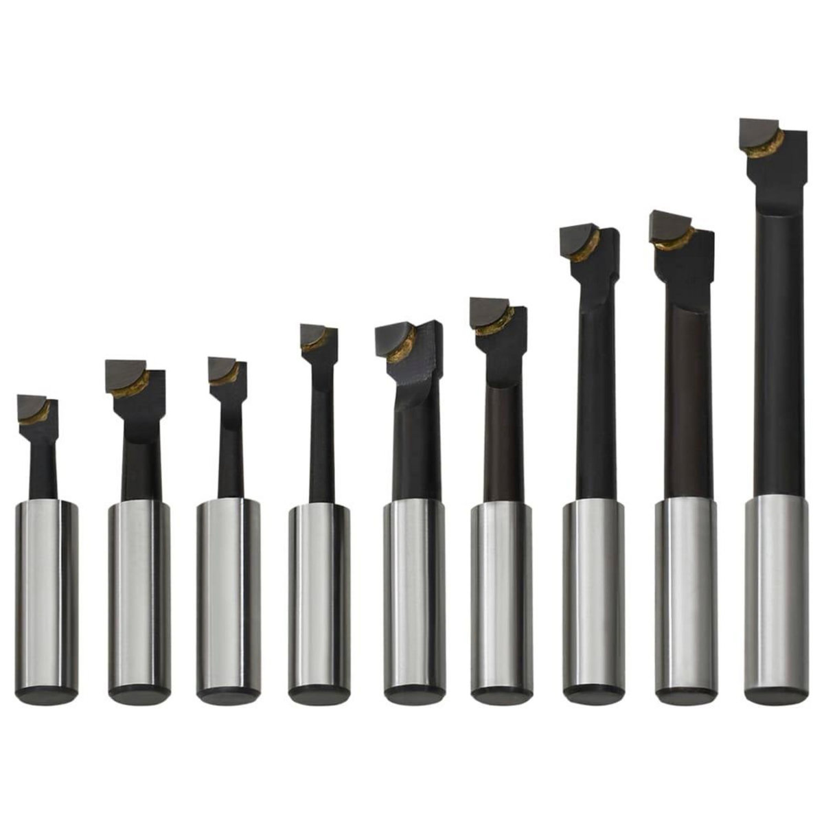 VIDAXL Cutters de perçage 9 pcs 12 mm a base de bois