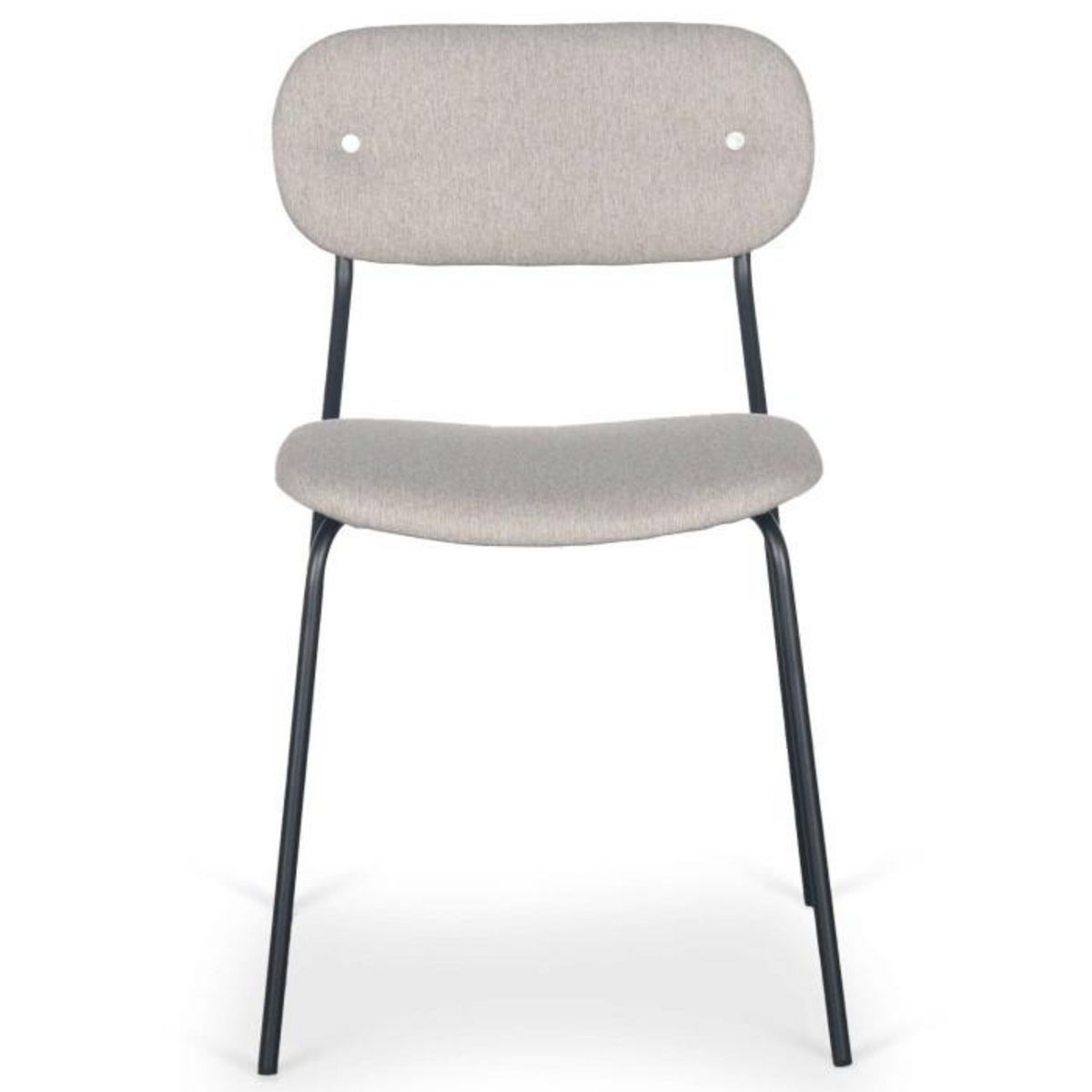 Paris Prix Lot de 4 Chaises Design  Tyler  80cm Beige