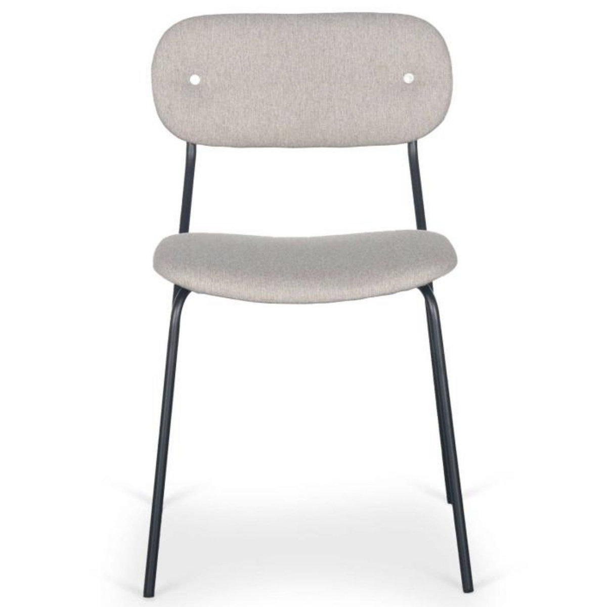 Paris Prix Lot de 4 Chaises Design  Tyler  80cm Beige