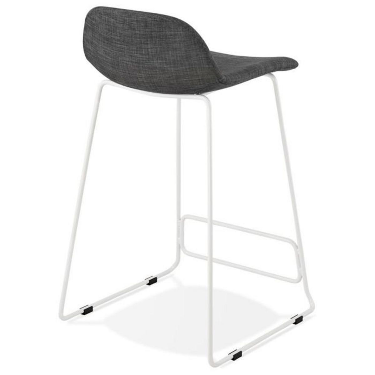Paris Prix Tabouret de Bar Design  Sochi  85cm Gris Foncé & Blanc