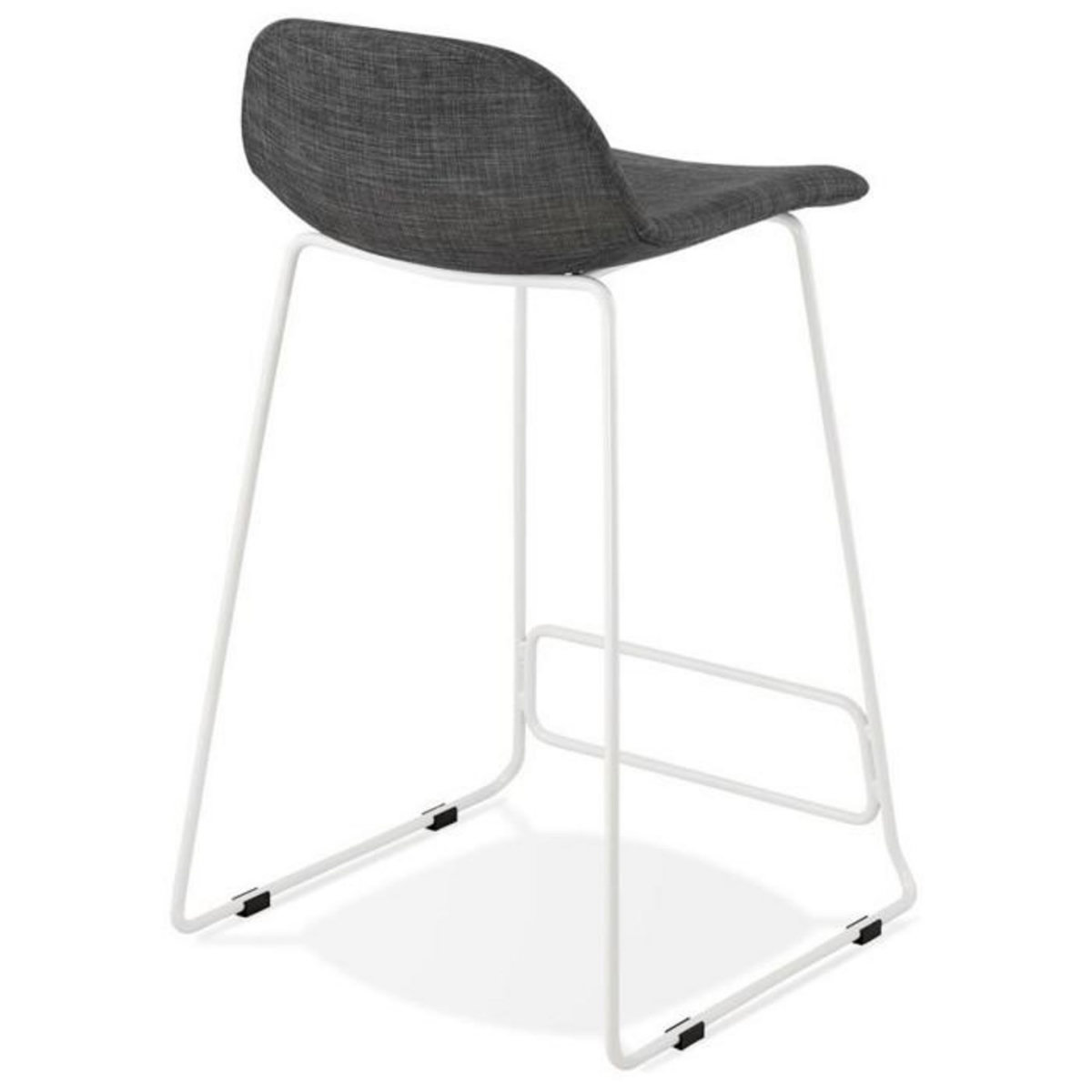 Paris Prix Tabouret de Bar Design  Sochi  85cm Gris Foncé & Blanc