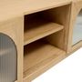 Voir la diapositive 5 : ATMOSPHERA Meuble TV 2 Portes  Lousada  160cm Naturel