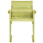 Voir la diapositive 2 : VIDAXL Chaise de jardin Bois de pin impregne