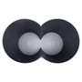Voir la diapositive 5 : VIDAXL Poubelle double a ordures Noir 50 L